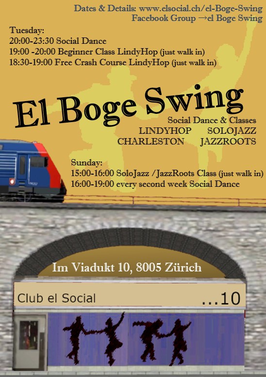 El Boge Swing Sunday! & free SoloJazz/Charleston Class open level (beginners welcome)