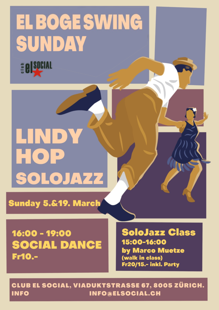 El Boge Swing Sunday! & open SoloJazz Class