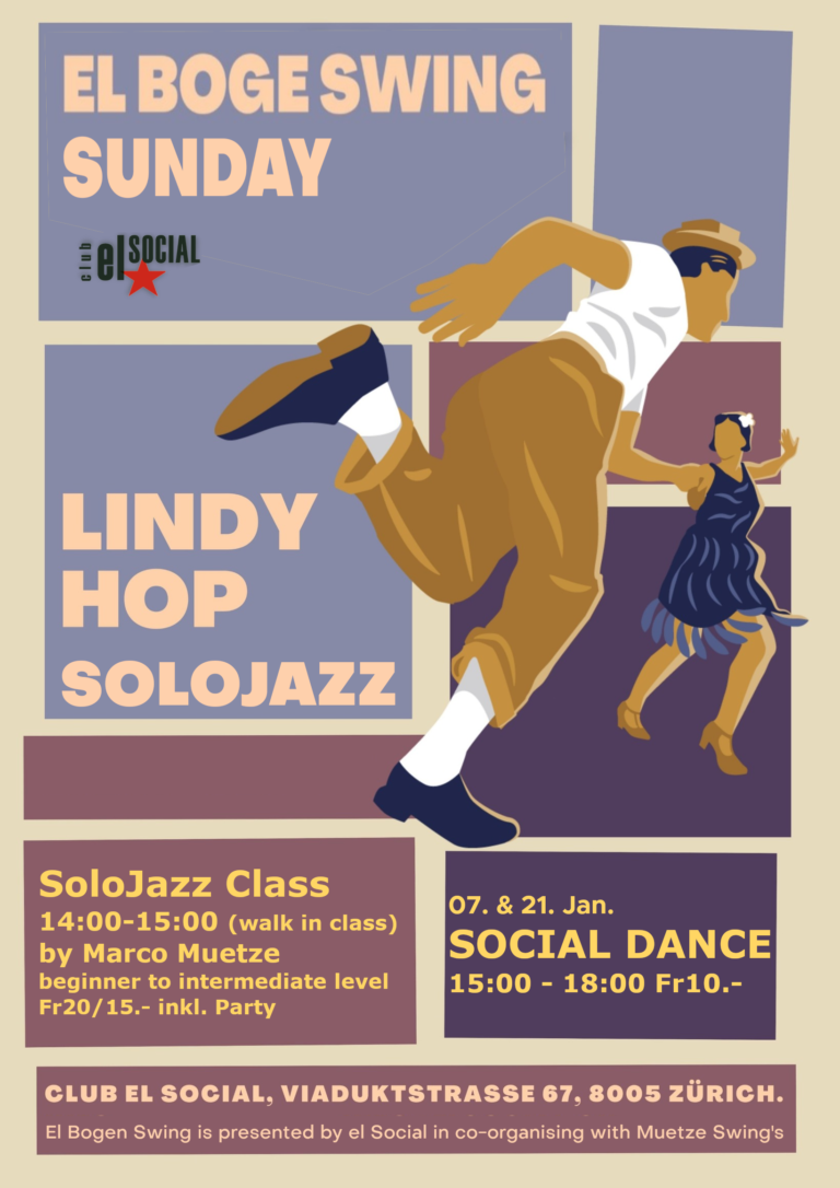 El Boge Swing Sunday (Social & SoloJazz Class)