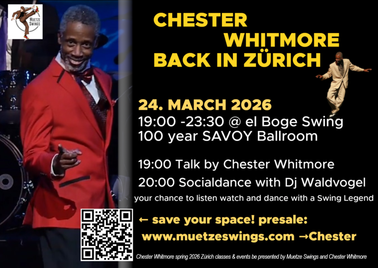 El Boge Swing Social Special 100 Year Savoy Ballroom Celebration with Chester Whitmore