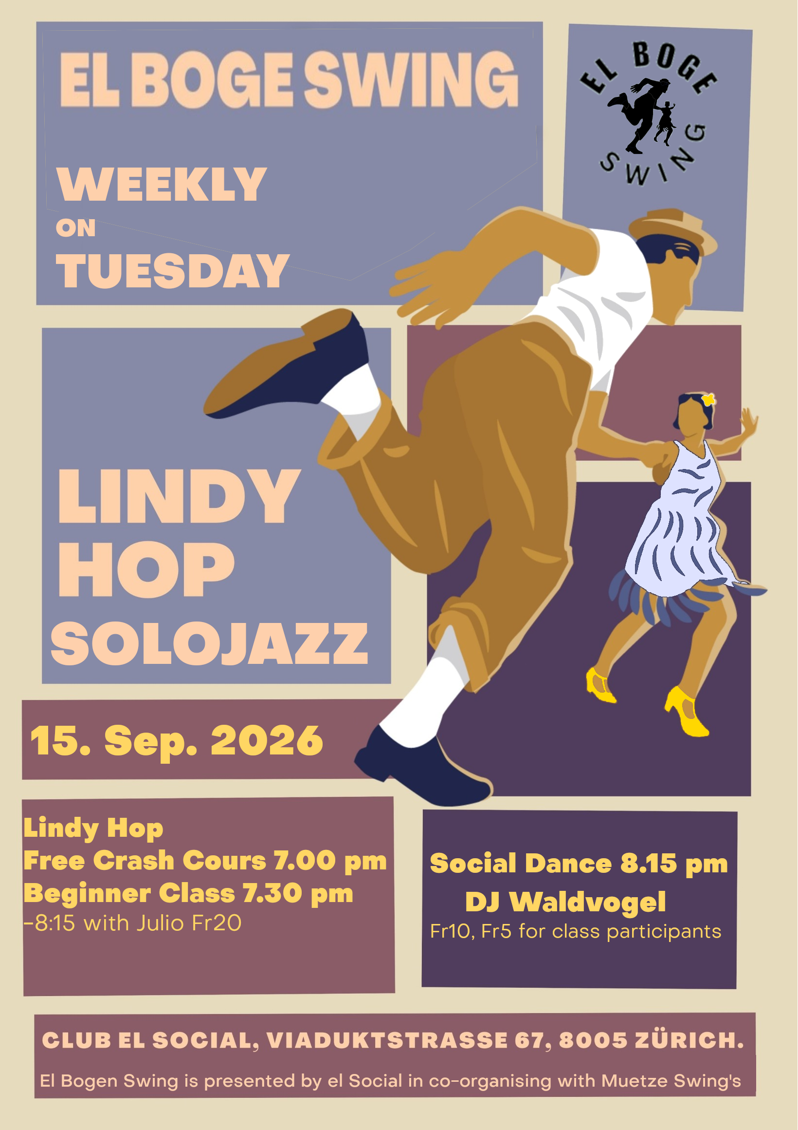 El Boge Swing Social & Classes (beginners welcome)